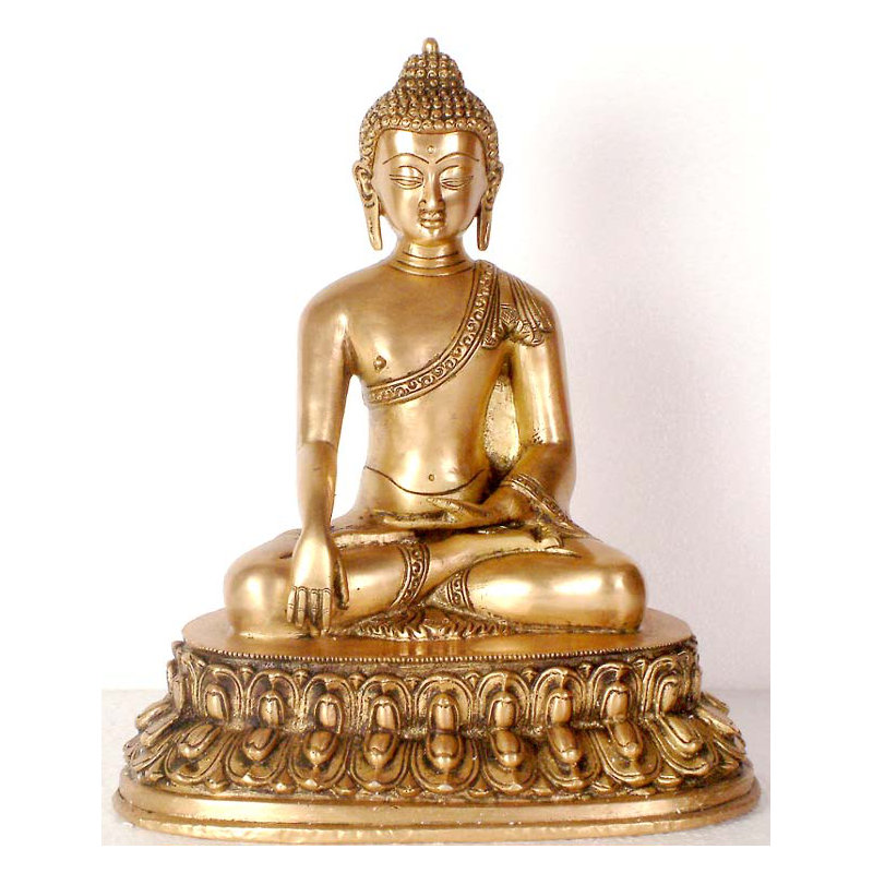 Bouddha dans Bhumisparsha Mudra