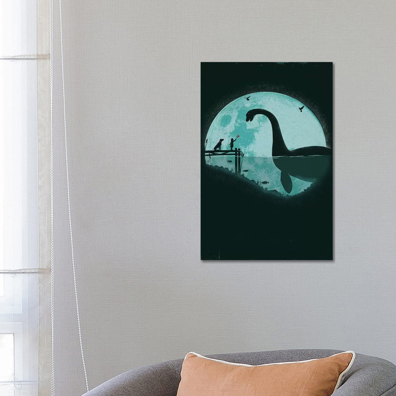 Encounter Under A Blue Moon by Jay Fleck - Wrapped Canvas Print, 66.04 cm H x 45.72 cm W x 3.175 cm D