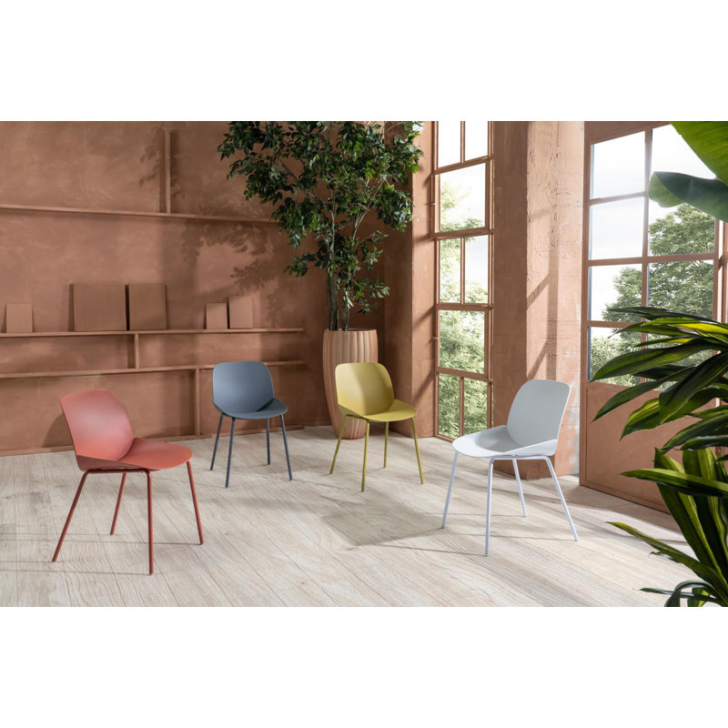 Dunstable 45cm H Full Back Side Chair, Yellow