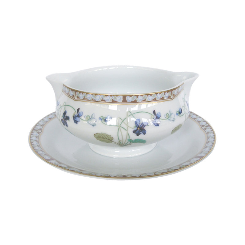 Impératrice Eugénie Porcelain China Gravy Boat