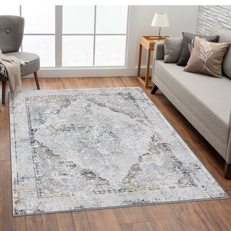 Tapis rectangulaire 7 pi 9 po x 10 pi 8 po Metztli
