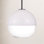 Dimmable Glass Single Light Pendant
