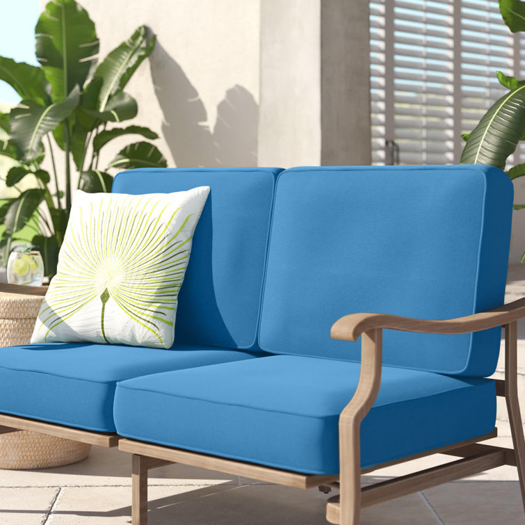 Beachcrest Home Outdoor 5'' Loveseat Seat Back Cushion Reviews