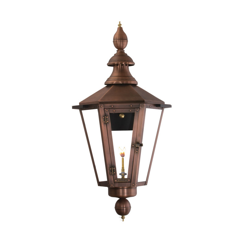 Vicksburg Outdoor Wall Lantern, 27" H x 20" W x 20" D