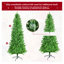 Arbre de Noël au crayon 5 pi, arbre de Noël artificiel mince avec 556 pointes denses, branches vertes réalistes en PVC - arbre de Noël étroit compact pour les petits espaces-756542738