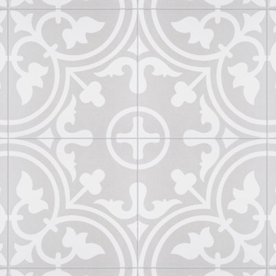 Arte 10" x 10" Porcelain Encaustic Floor And Wall Tile