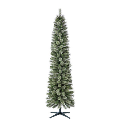 Latorrie Home Heritage Rotating Tree Stand Base w/Snowdrift 6.5' Pine Christmas Tree
