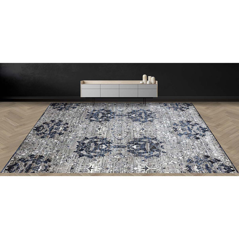 Floral Area Rug, Rectangle 8' x 10'