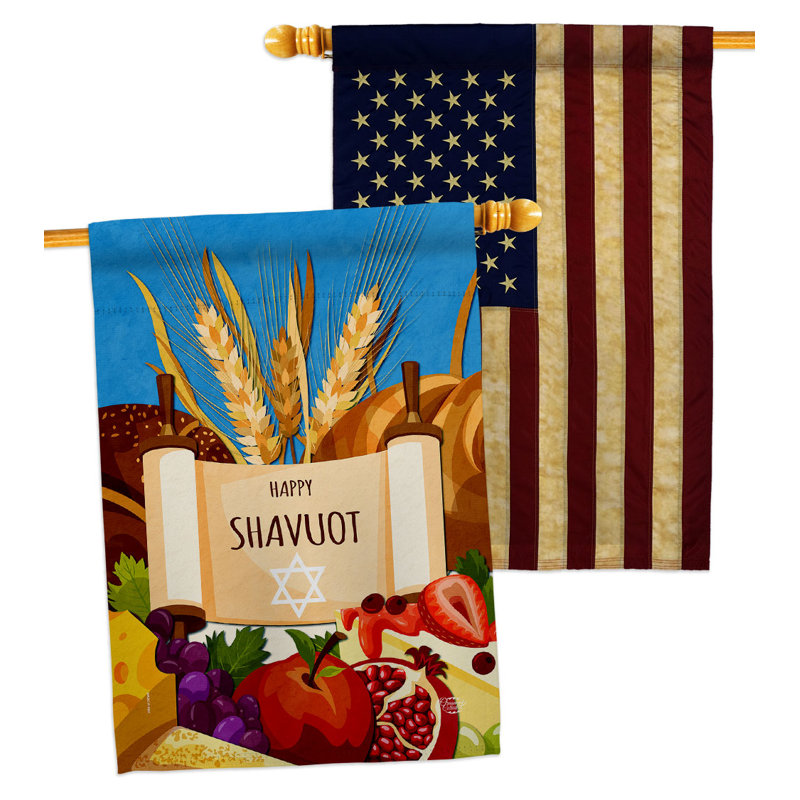 Drapeau de maison en polyester 40 x 28 po à 2 côtés