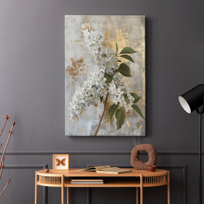Série FLORAL CCLVI - Toile tendue avec châssis Premium - Prêt à être accroché