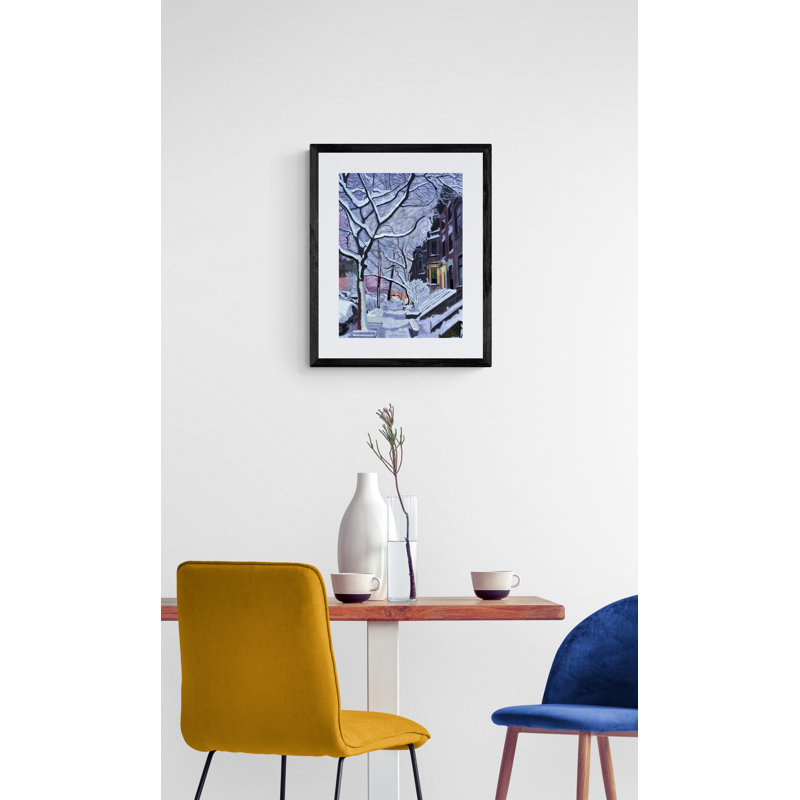 Morning Snow Print by Evan Sklar