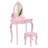 24"W Unicorn Kids Vanity Set With Mirror-1488064033