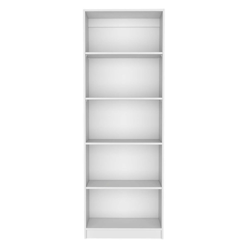 Home 4 Shelves Bookcase With Multi-Tiered Storage -Office, White