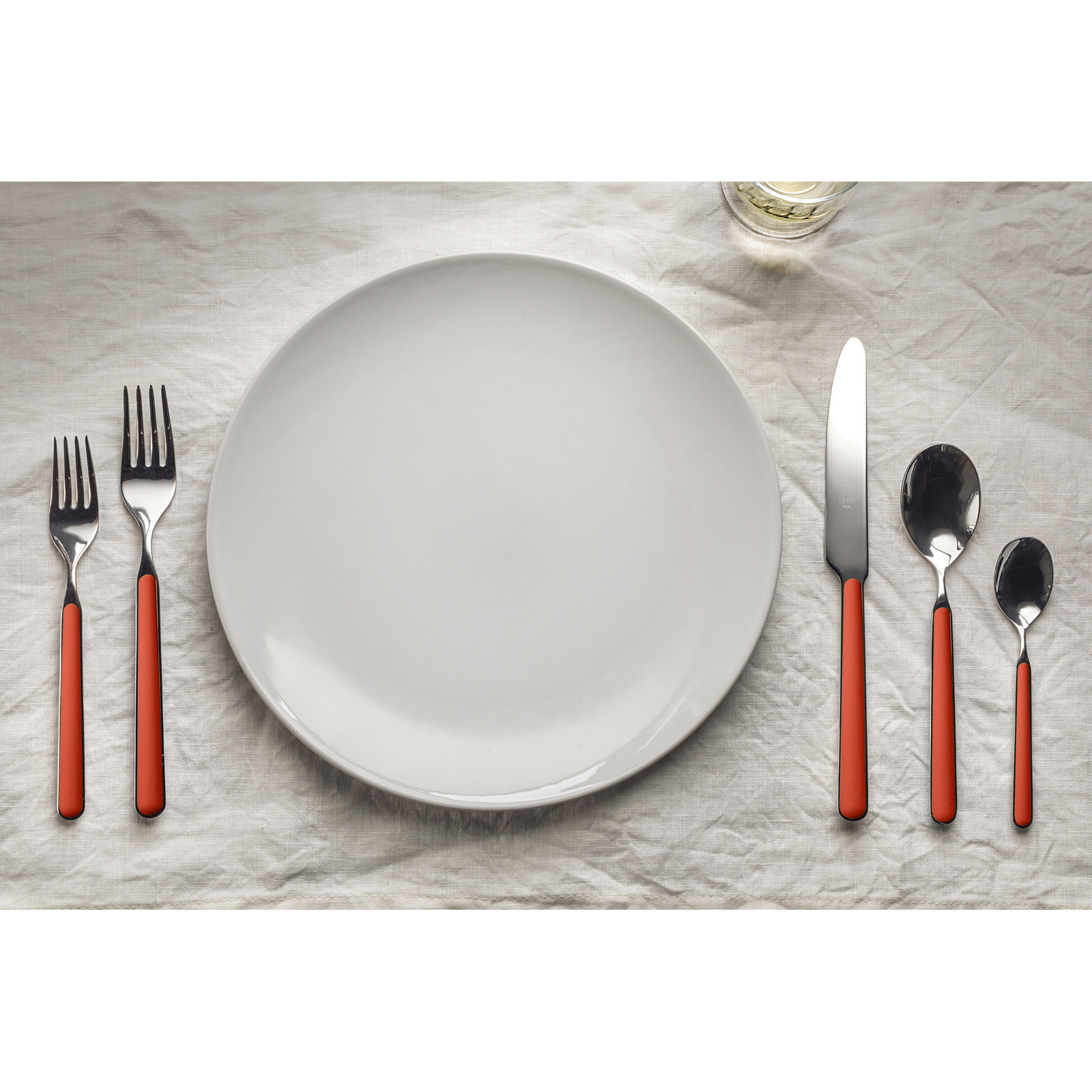 Fantasia Stainless Steel Flatware Set of 20 - Service for 4, New Coral
