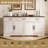 65.75" Large Sideboard Buffet Cabinet With Wooden Door