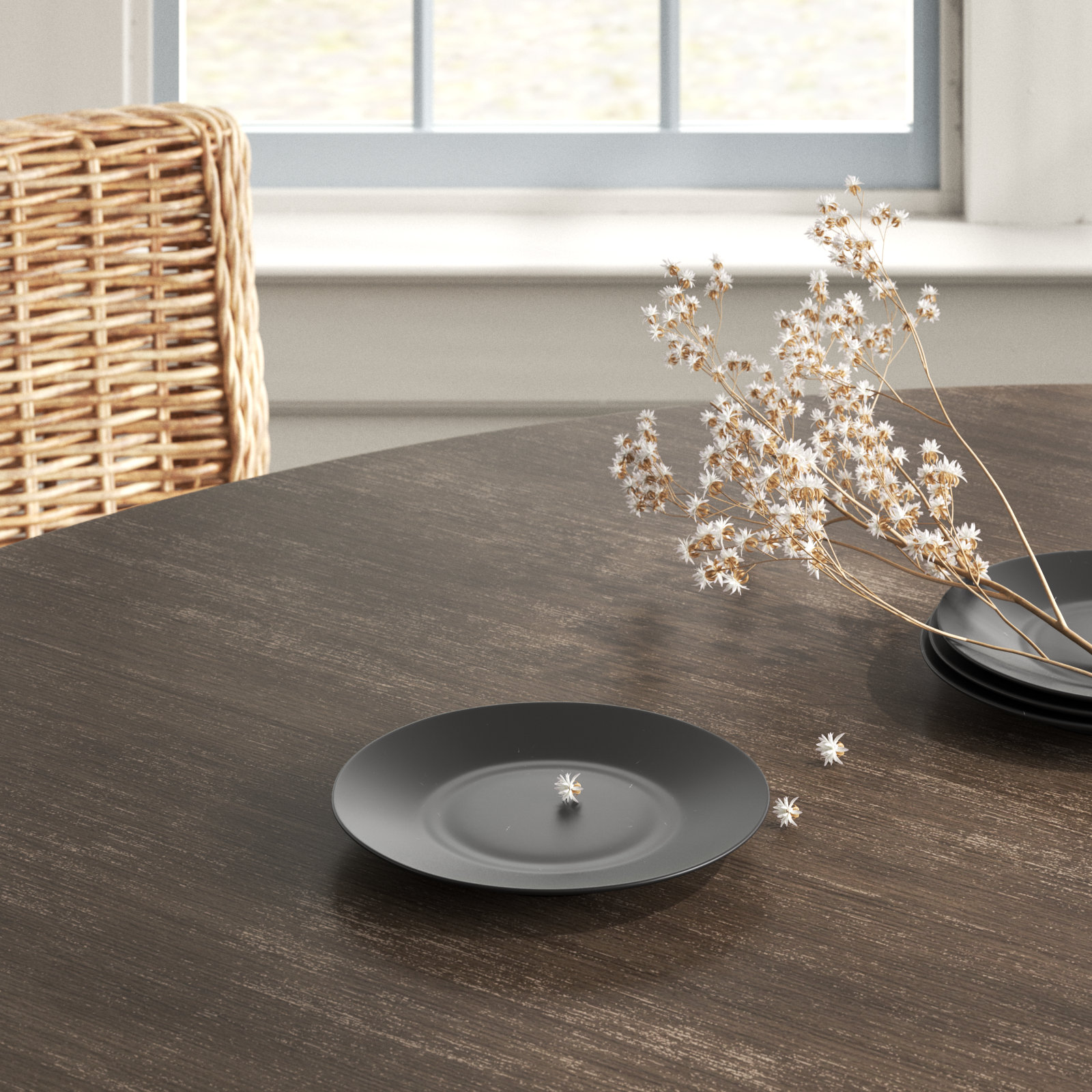 Fortessa Heirloom Bread and Butter Plate, Charcoal