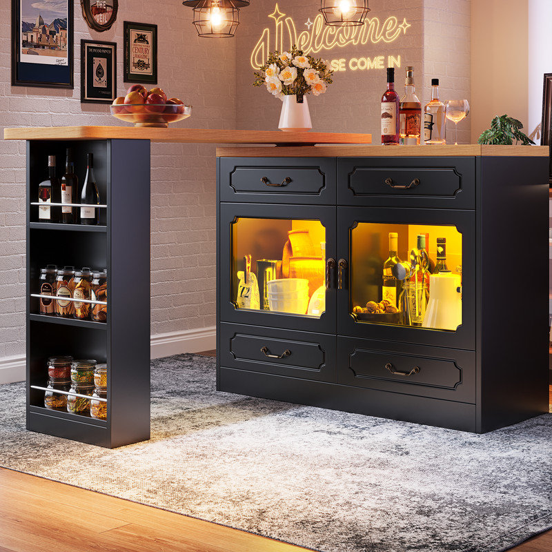Kitchen Island, Black
