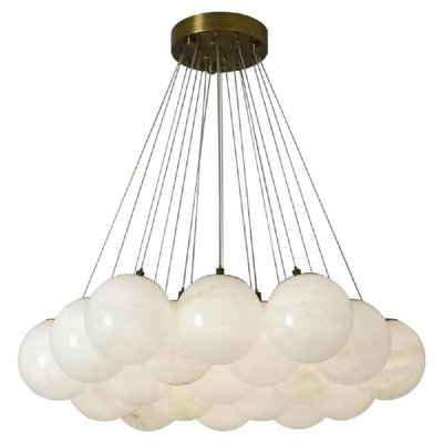 Marbre de luxe espagnol avec art moderne et éclairage à DEL (19 têtes)