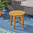 16" Wood Side Table In Rustic Style, Finish, Build Of Wood, With Style-1182617873