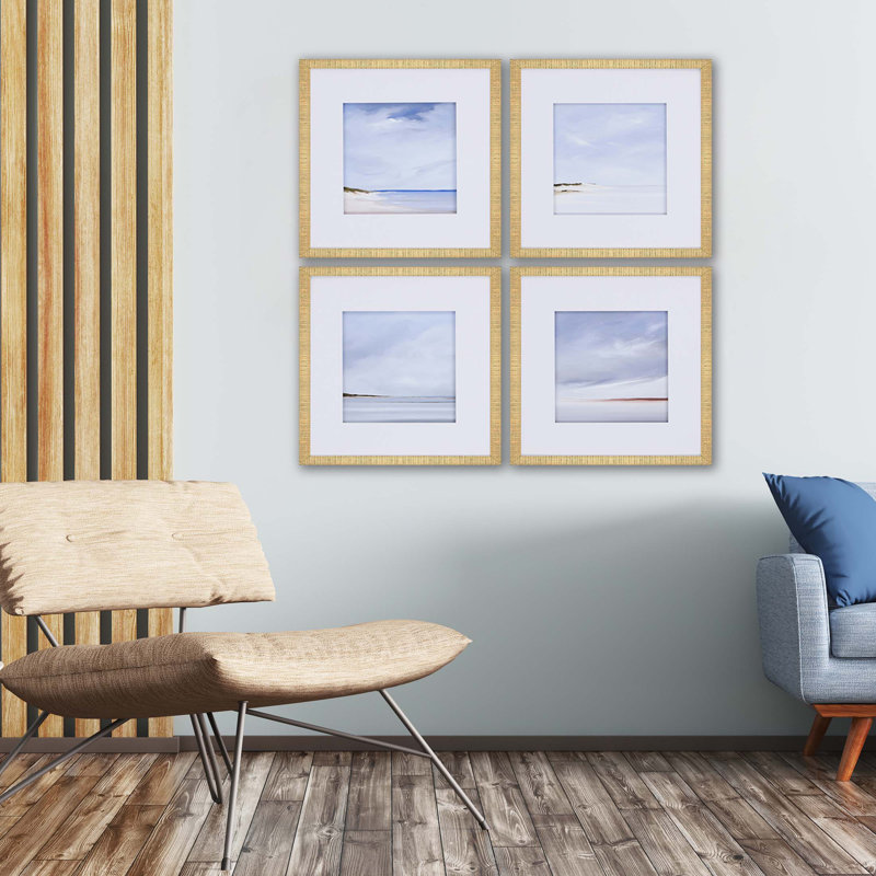 Shores par Fleury - ensemble de 4 reproductions de cadres photo