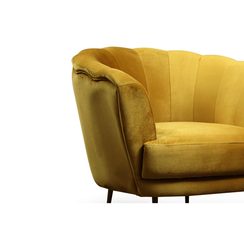 Fauteuil demi-tonneau en polyester 38,19 po Broughton