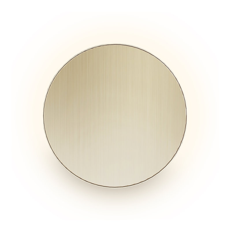 Ramen Mini Wall Sconce, 6", Brushed Nickel, Ramen Mini Wall Sconce, 6", Brushed Nickel
