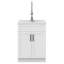 Évier et armoire à lessive 24 po avec lavabo en ABS-583359701