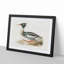 Merganser Diving Duck by Von Wright - Picture Frame Painting Print on MDF-55575622-55575621