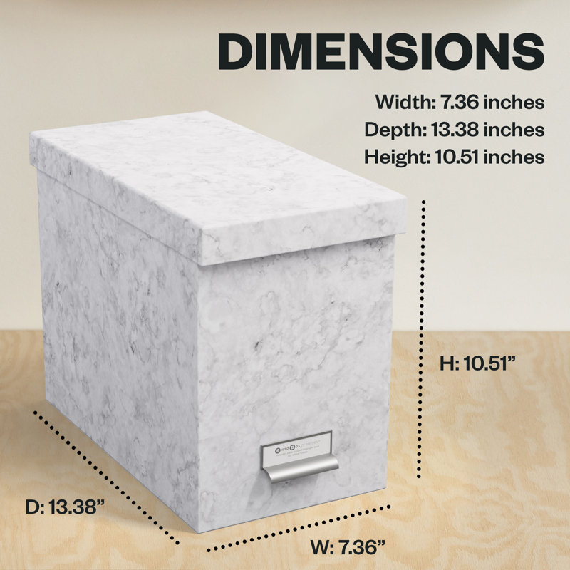 John File Box, Marble