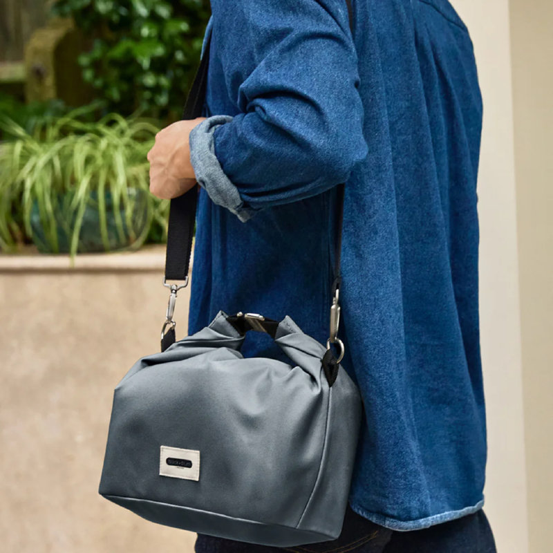 Black + Blum Large Insulated Leakproof Lunch Bag 10L - Black, Grey