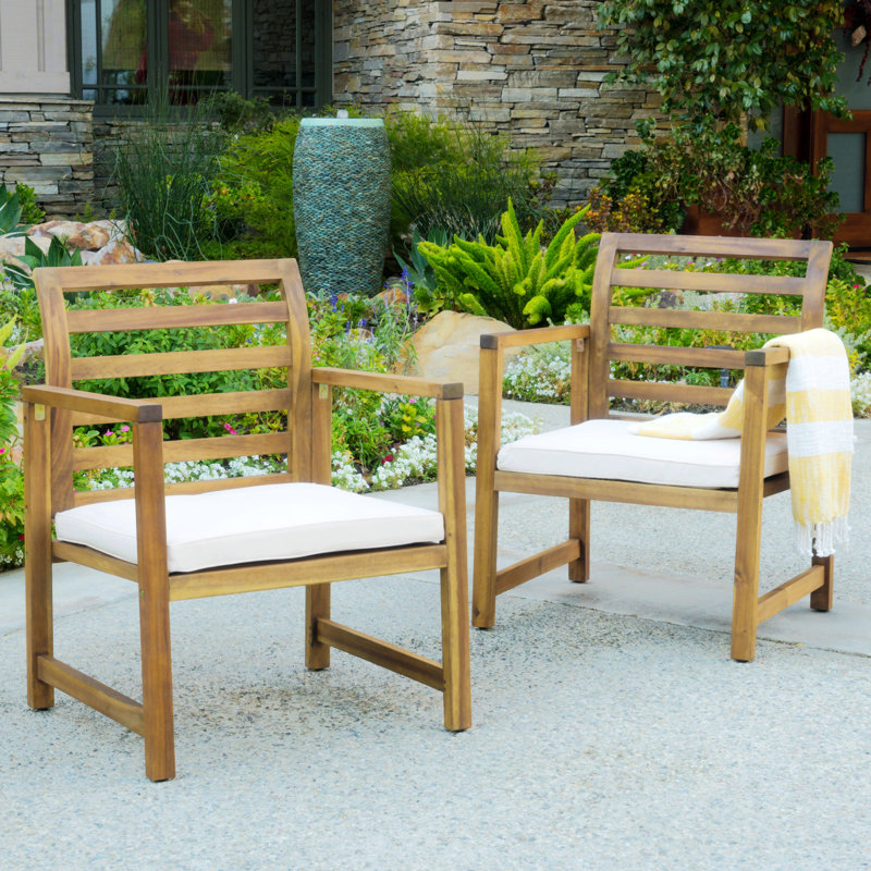 Hancock Acacia Outdoor Lounge Chair