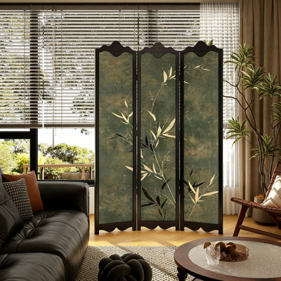 Cloison en bois massif Mid-Century Wabi-Sabi