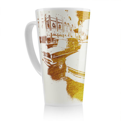 Cool Cars Satin Latte Mug