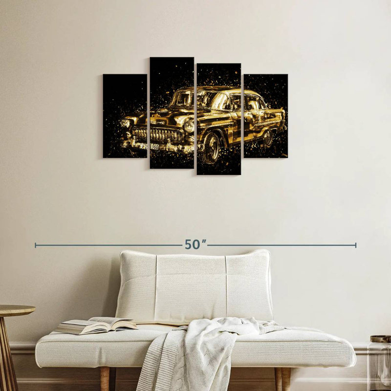 Voiture classique Mehar Golden, H 22 po x l 36 po