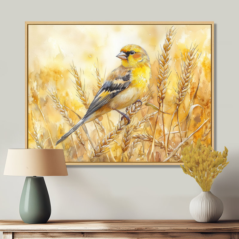 Isborne - Animals Large Wall Art, H 24 po x l 32 po, Cadre flottant, Crème, crème