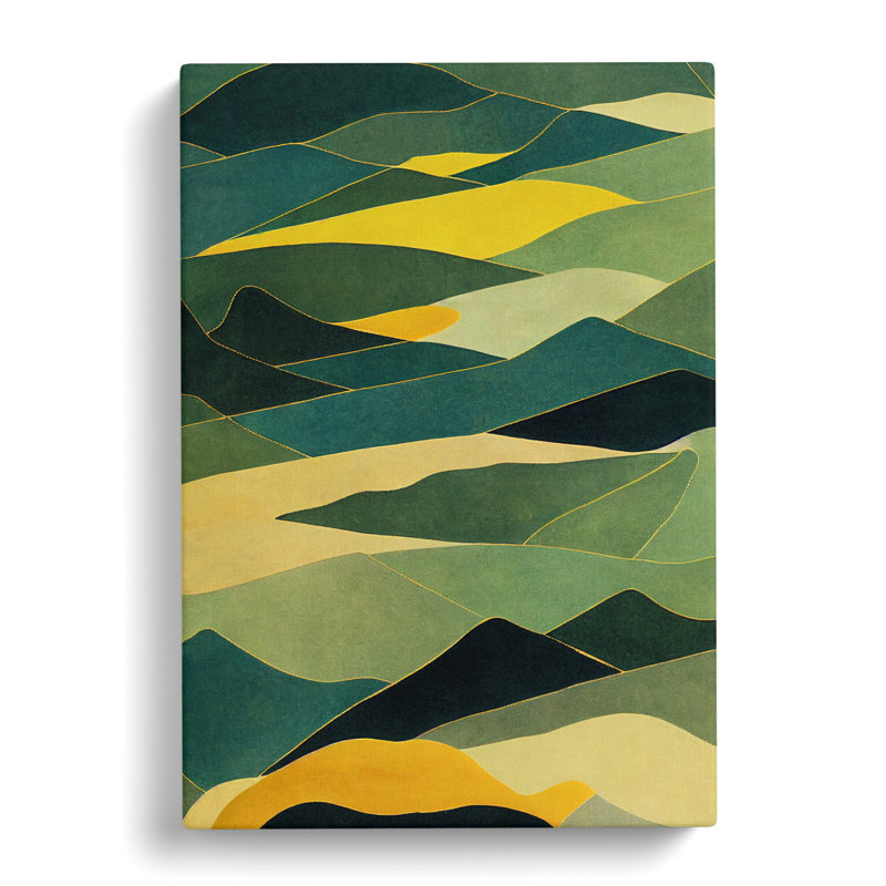 Forest Patchwork Vol.1 - Wrapped Canvas, 76cm H x 50cm W x 3cm D