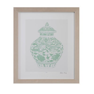 Mint Vases II Framed Print
