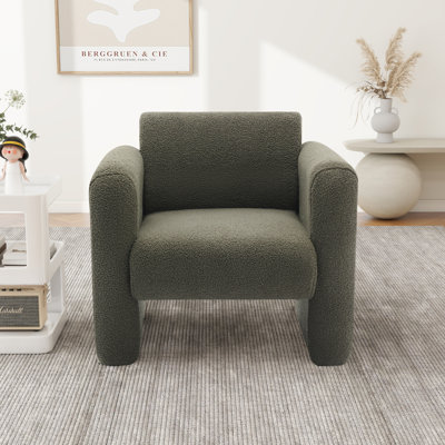 Fauteuil d'appoint moderne rembourré