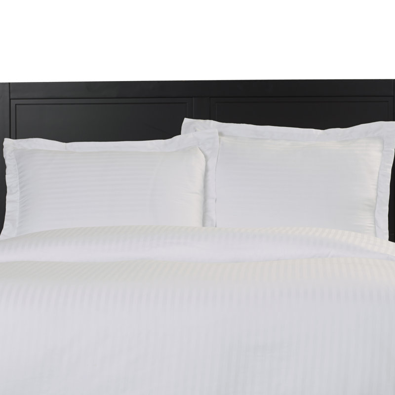 Luxor Treasures 100% Cotton, Full / Queen Duvet Cover + 2 Standard Shams, White