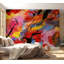 Murale abstraite pelez et collez - histoire d'amour-1517213365