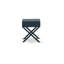 Table de chevet avec tiroir Wonderful Hamilton, paquet de 1, au fini bleu marine-1285275432
