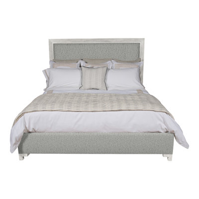 Louise/Lawrence King Upholstered Low Profile Panel Bed