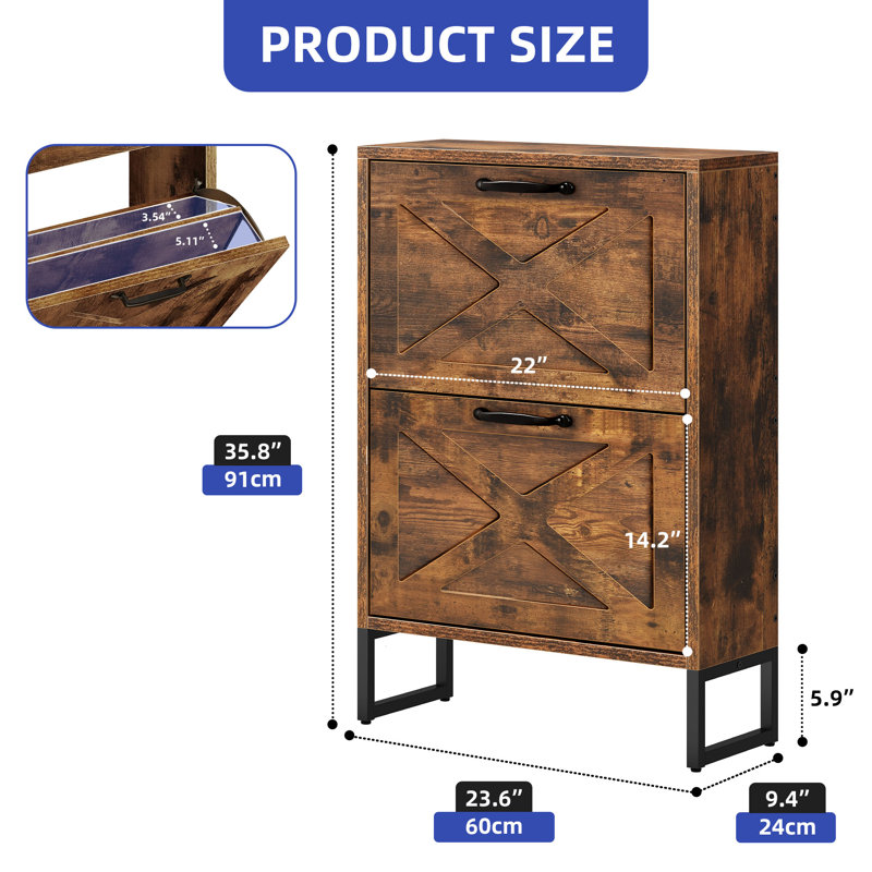 Armoire à chaussures Farmhouse
