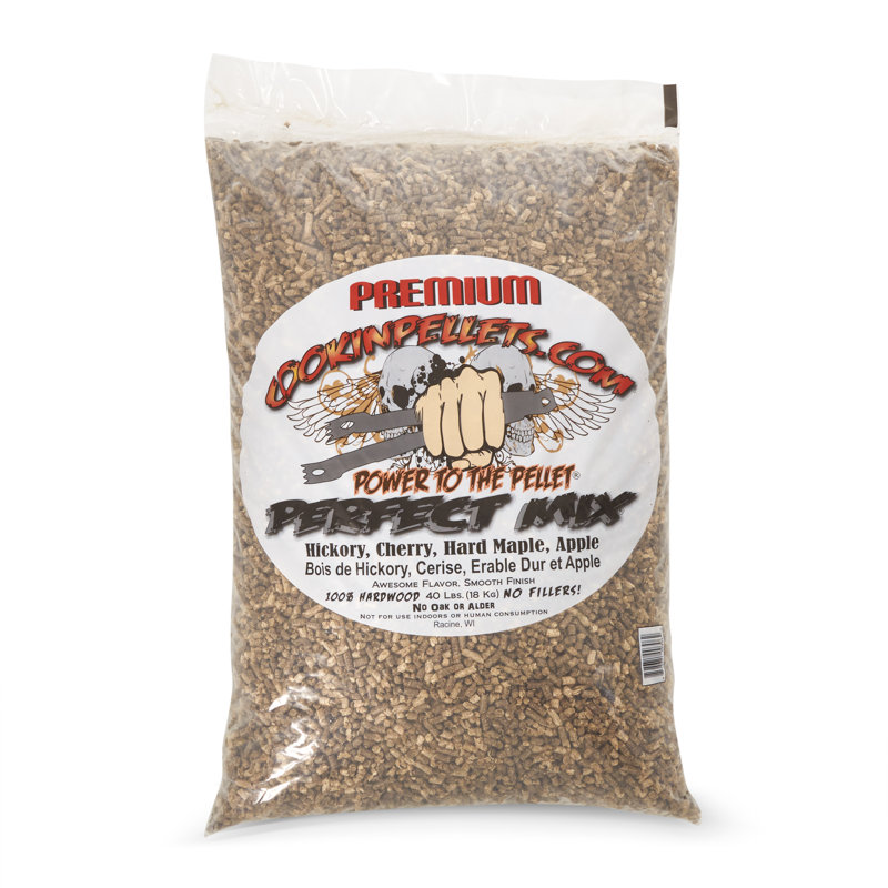 CookinPellets Perfect Mix Hickory, Cherry, Maple, Apple Wood Pellets