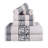 Mikira Athens Cotton Medium Weight Floral Border Greek Key Trim 6 Piece Assorted Towel Set-255910074