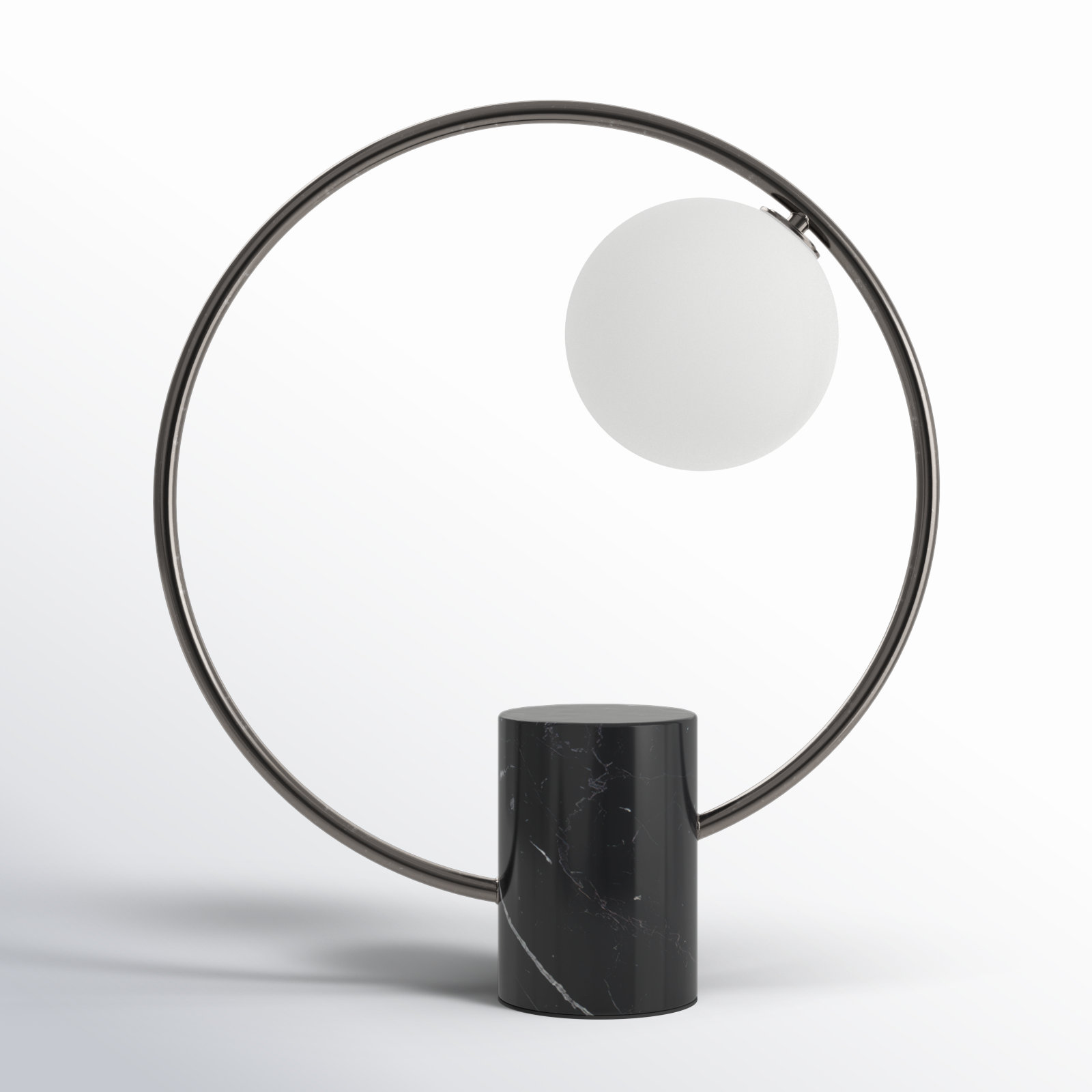 Roshena Marble Novelty Lamp, Black
