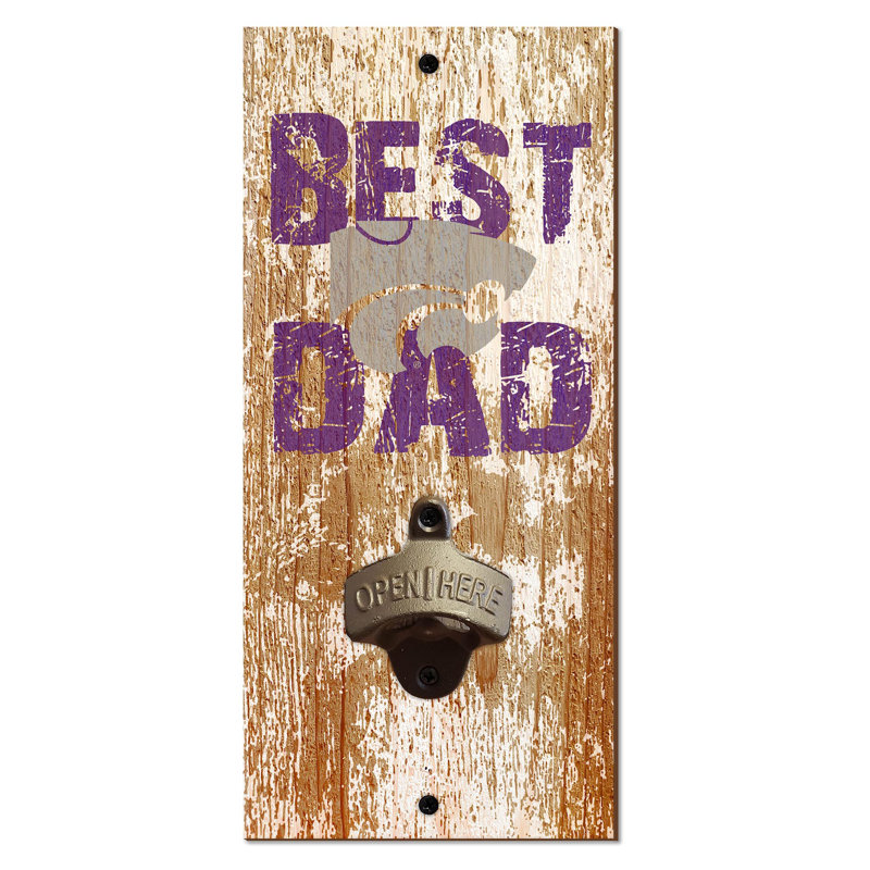 Gold Brass Stainless Steel Bottle Opener, Kansas