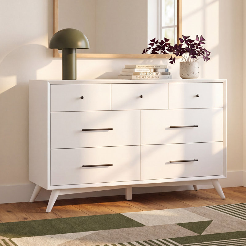 Williams 7-Drawer Dresser, White