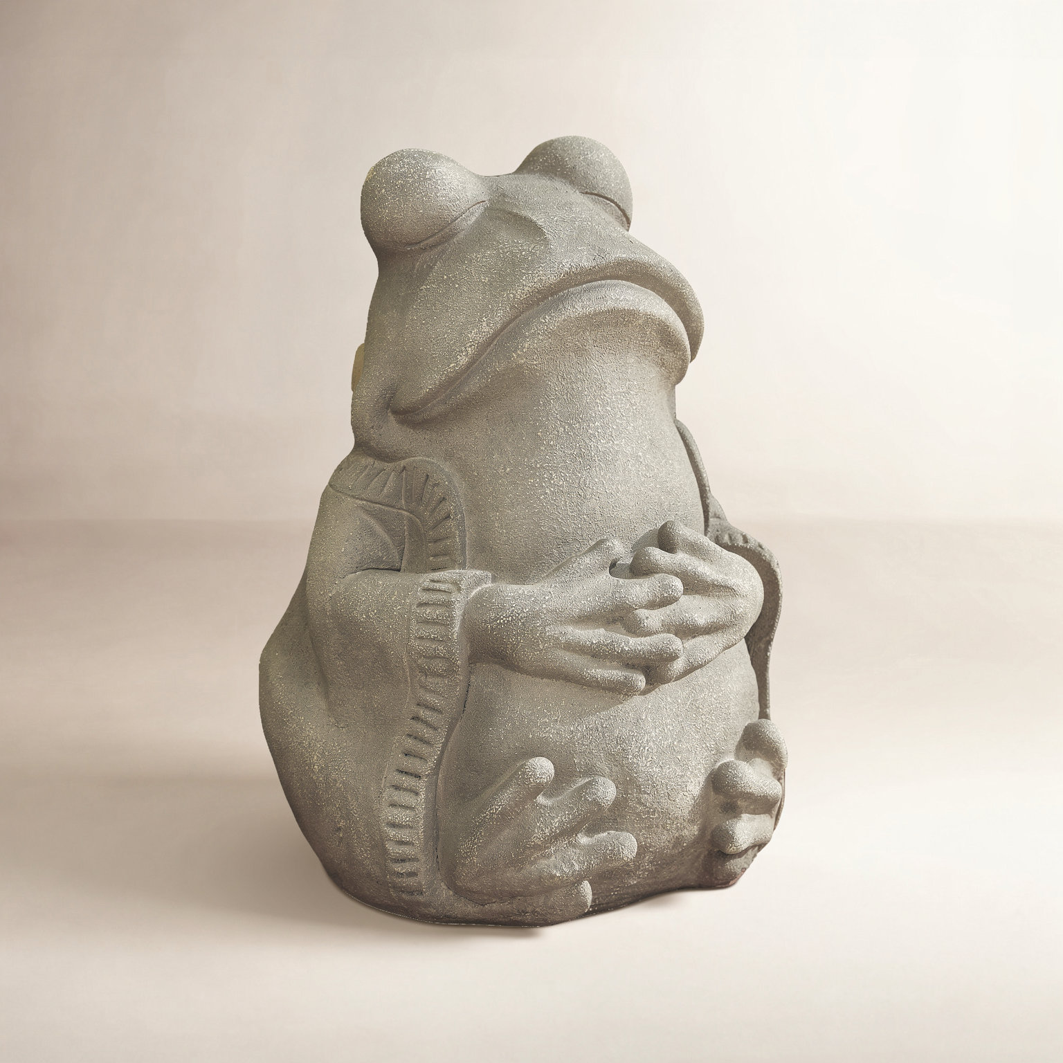 Waal Zen-Style Frog Garden Statue
