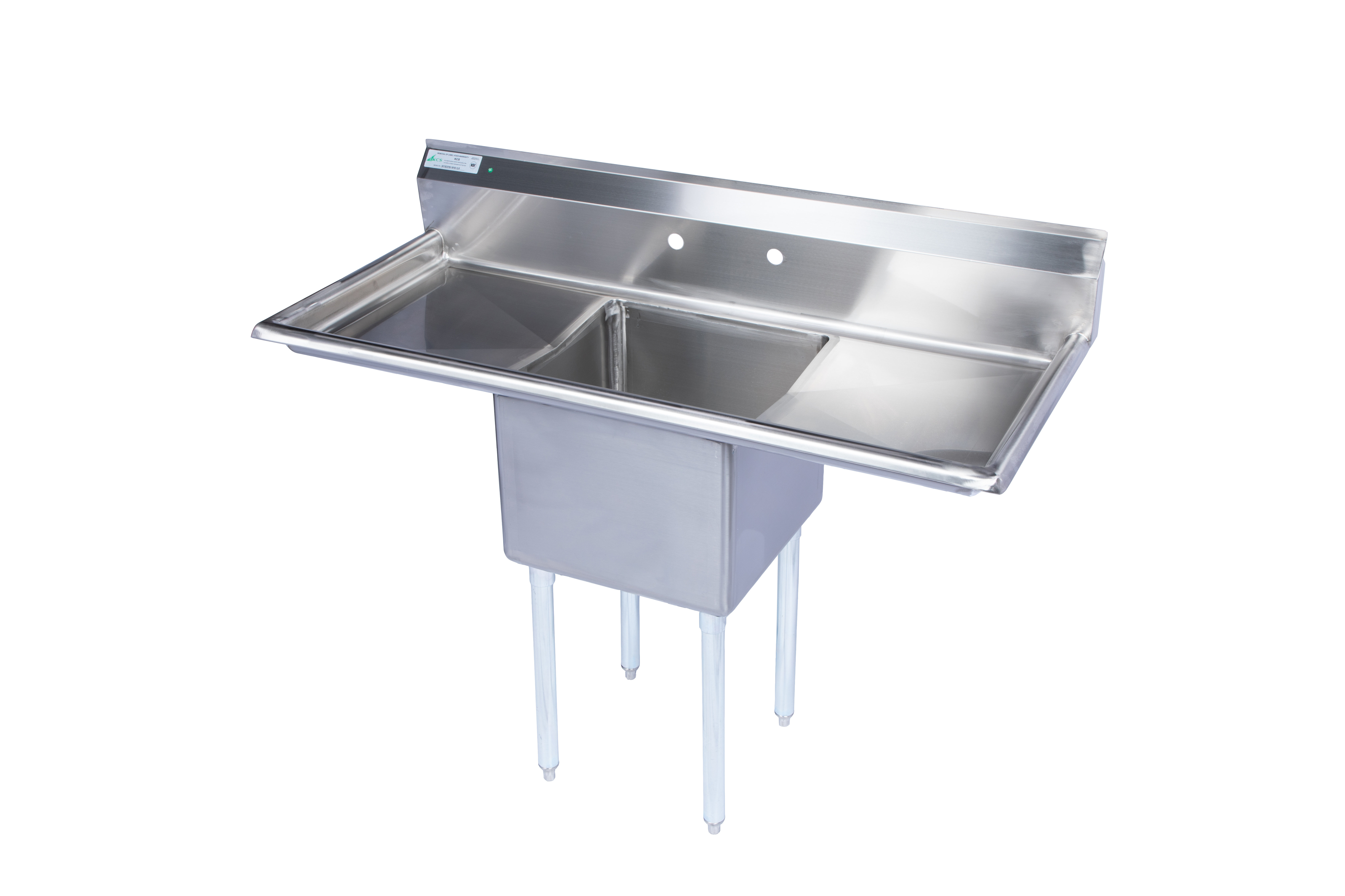 Restaurant Supply Depot 60" L x 25.75" W Free Standing Bar Sink Wayfair